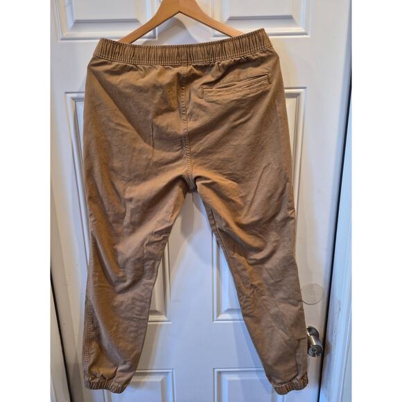 LOT of 2 GAP & OLD NAVY Essential Jogger Pants Mens Size Small - Black & Khaki - Picture 10 of 16
